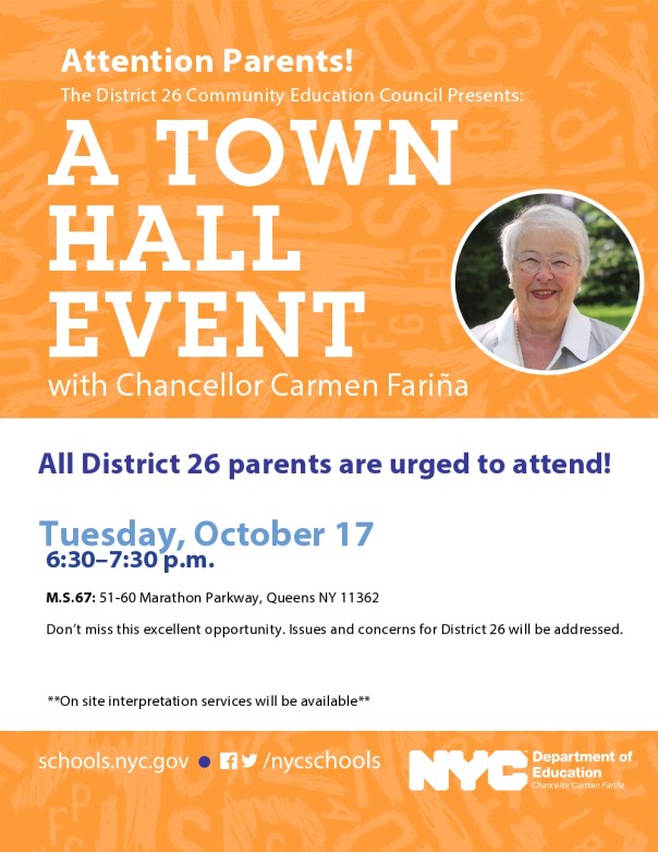 Town Hall flyer 2017